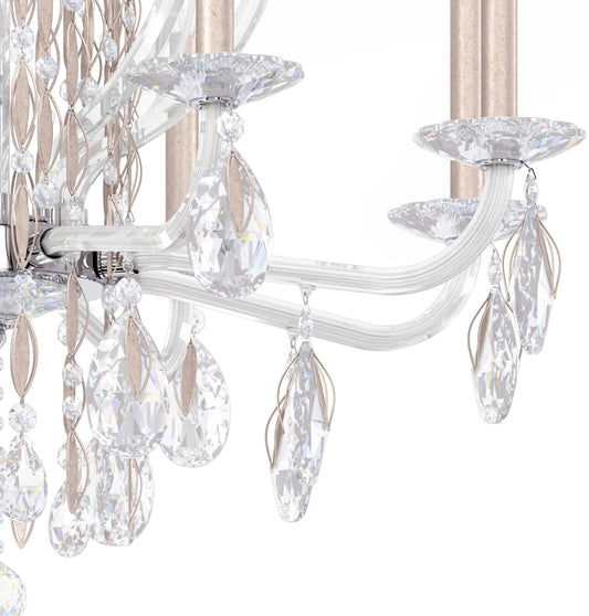 Sarella 17 Light 41" Wide Crystal Chandelier with Heritage Crystals