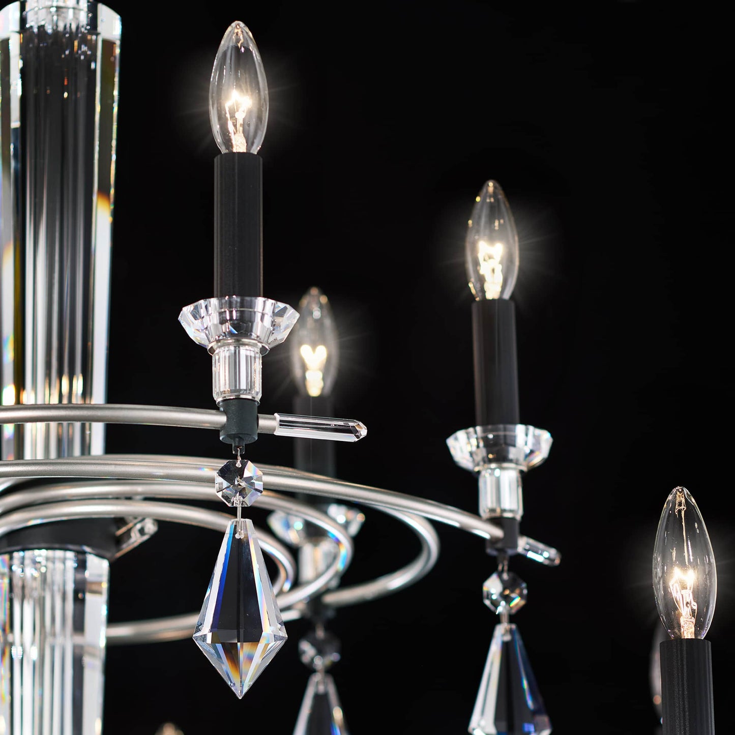 Tempest 12 Light 36" Wide Crystal Candle Style Chandelier