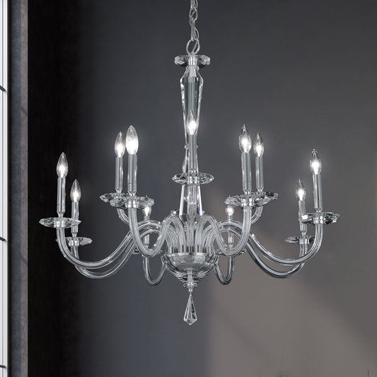 Habsburg 12 Light 35" Wide Taper Candle Style Chandelier