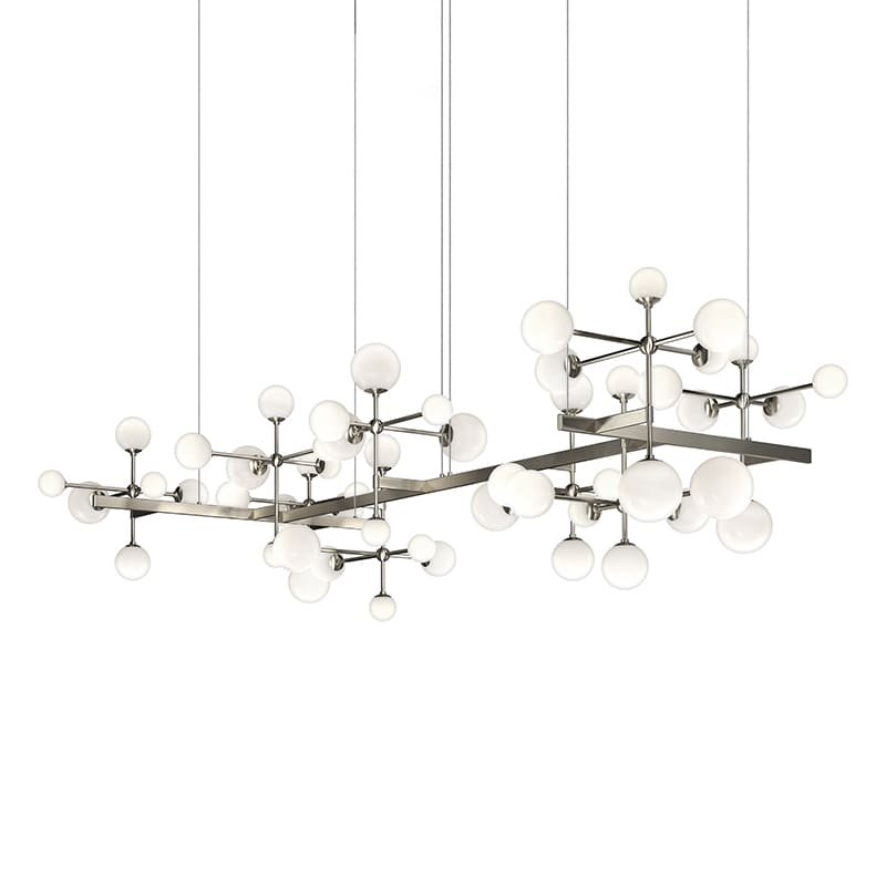 Nebula 19 Light 96" Wide LED Abstract Chandelier
