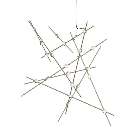 Constellation 20 Light 37" Wide LED Abstract Multi Light Pendant