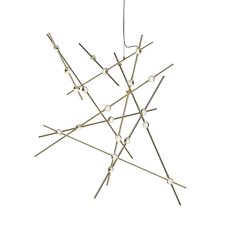 Constellation 20 Light 37" Wide LED Abstract Multi Light Pendant