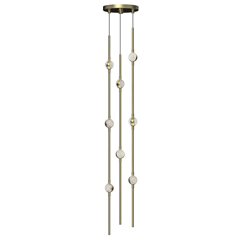 Constellation 8 Light 6" Wide LED Abstract Multi Light Pendant