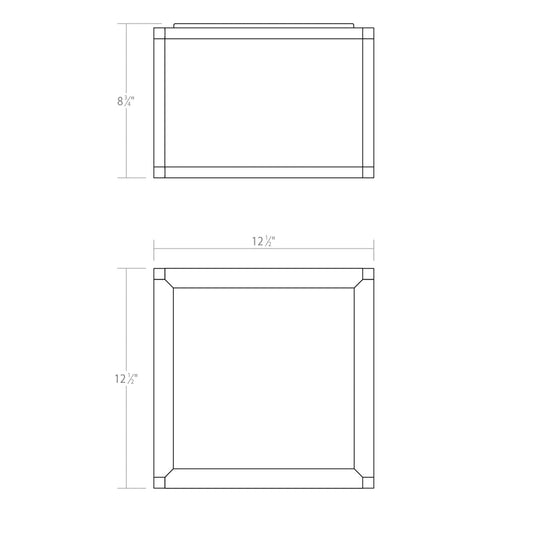 Cubix 1 Light Medium LED Surface Mount