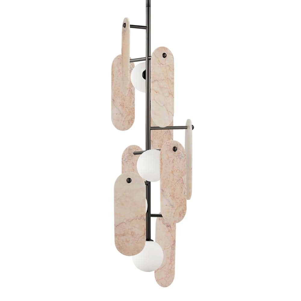 Megalith 5 Light 13" Wide LED Abstract Pendant