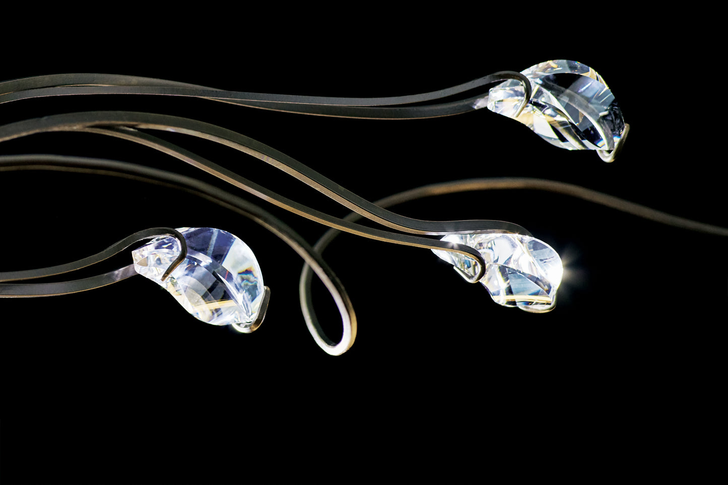 Courbé 30-1/2" Wide Integrated LED Linear Chandelier