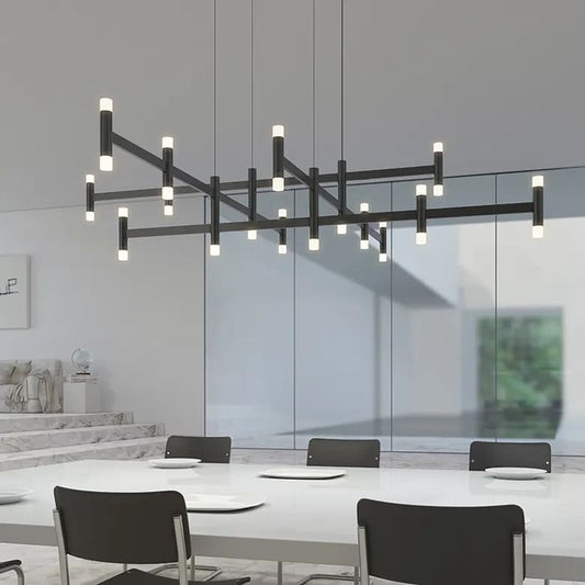 Systema Staccato 28 Light 70" Wide LED Indoor Oversized Pendant