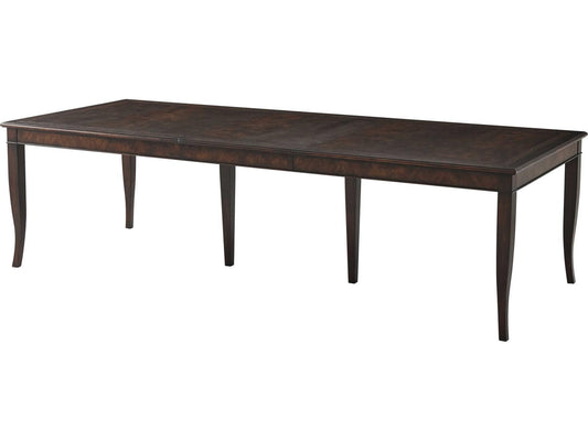 Brooksby 84-108 Inch Rectangle Extending Dining Table Cerejeira Veneer Mahogany