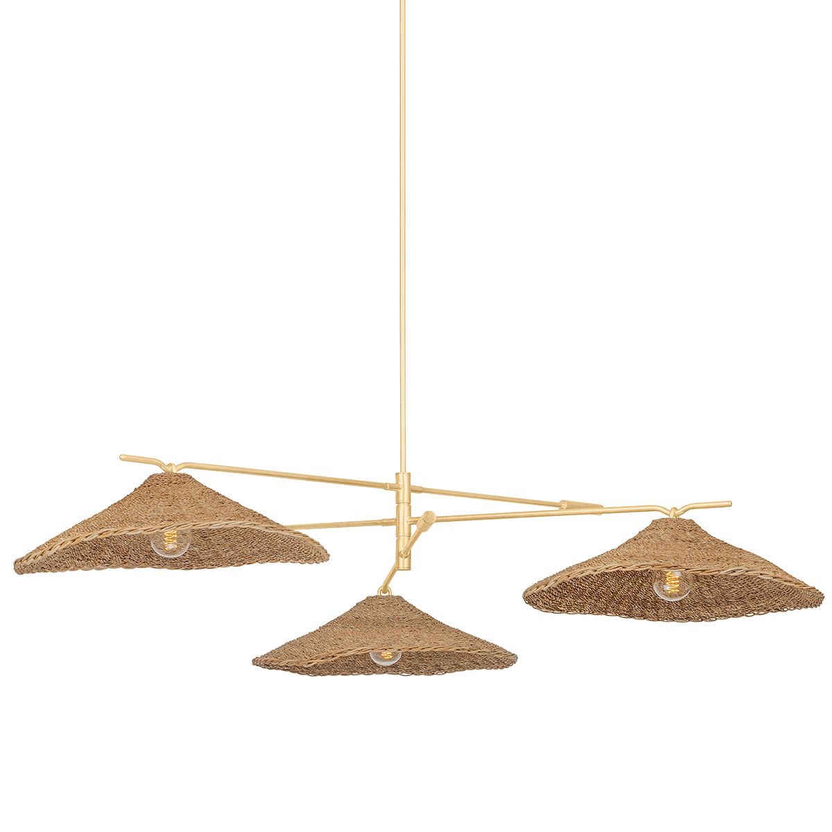 Valier 3 Light 72" Wide Chandelier