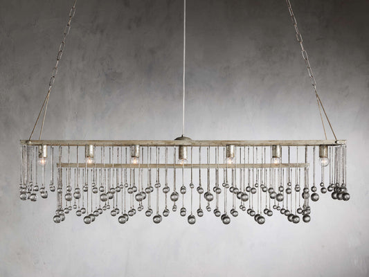 Valcrest Crystal Cage Rectangular Chandelier