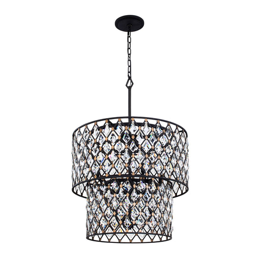 Windsor 7 Light 25" Wide Crystal Waterfall Chandelier