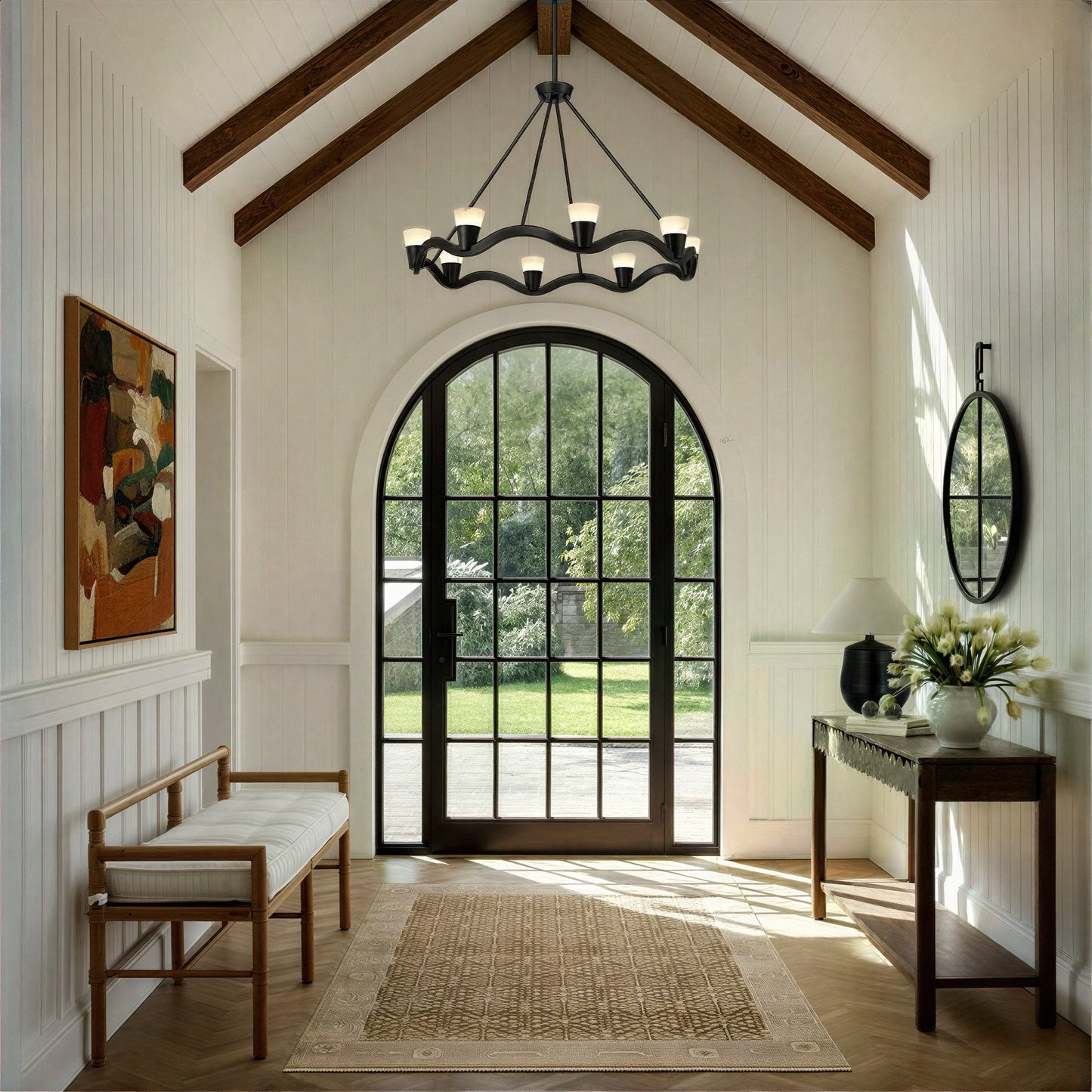 Vance 39'' Integrated LED Bronze Noir Chandelier Bronze 39"W x 26"H x 39"D