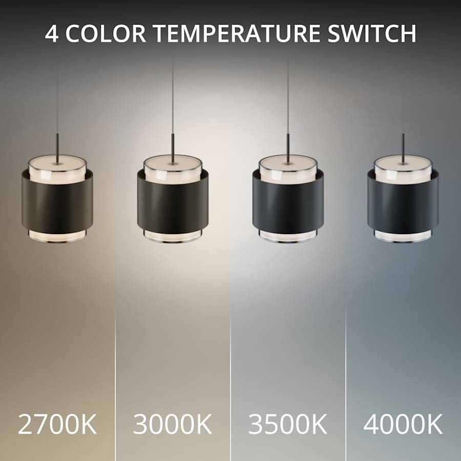 WAC Lighting Banded 42" Wide LED Multi Light Pendant