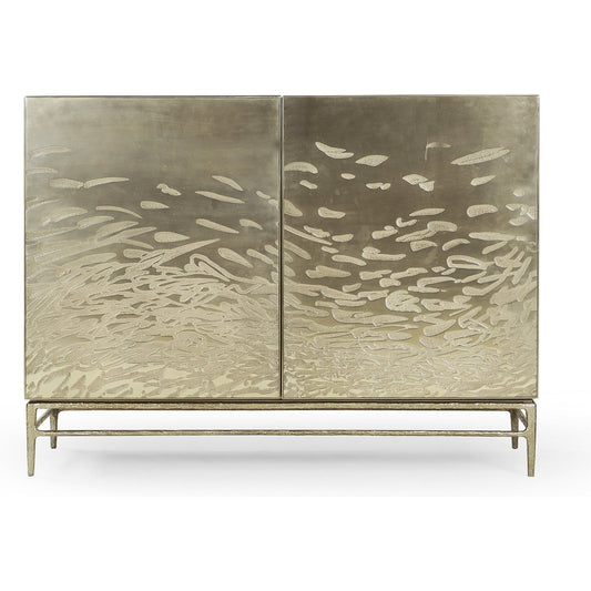 Jonathan Charles Diel Acid Etched Door Chest (500416-BLO-BSM)