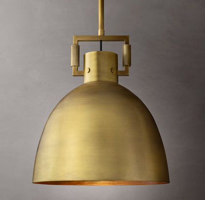 Machinist Metal Cloche Pendant