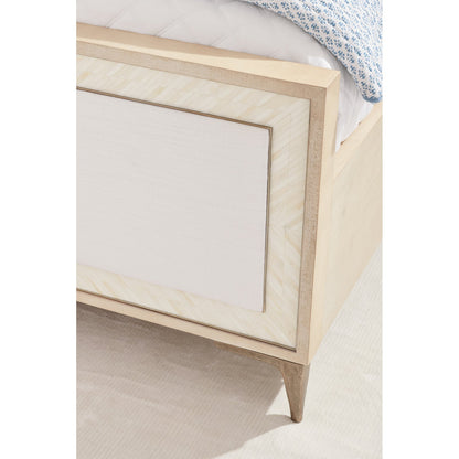 Jonathan Charles Tideline Bone & Linen Upholstered Bed - King (500389-USK-NDK-F058)