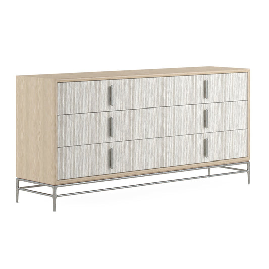 Jonathan Charles Clapotis Danish Cord Double Dresser (500390-BLO-DPC)