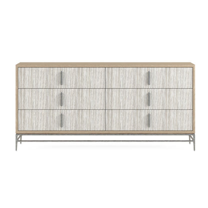 Jonathan Charles Clapotis Danish Cord Double Dresser (500390-BLO-DPC)