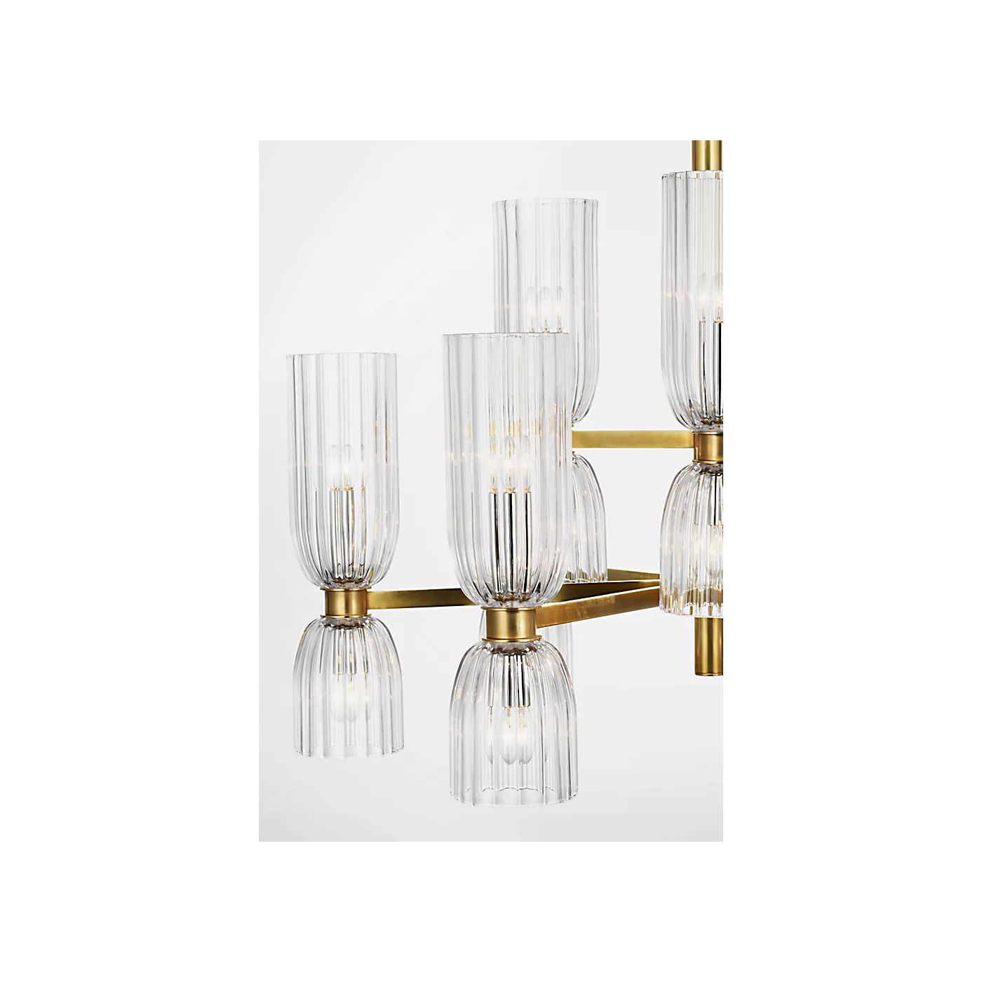 Asalea Medium Two-Tier Chandelier