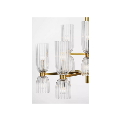Asalea Medium Two-Tier Chandelier