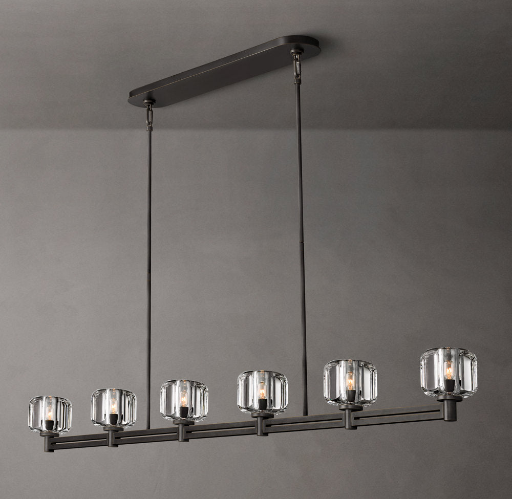 Demarets Rectilinear Linear Chandelier 72"