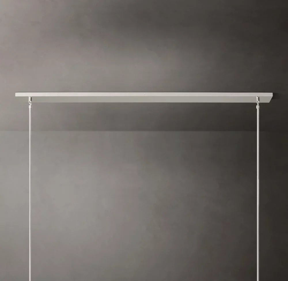 Boule De Cristal Clear Glass Linear Chandelier 60"