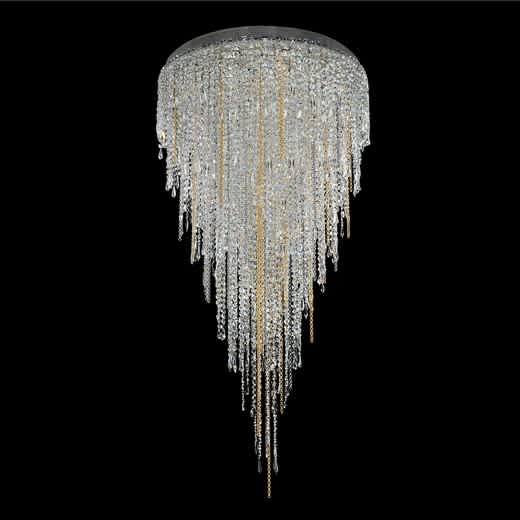 Tenuta Convertible 3 Light 1 Tier Chandelier with Firenze Clear Crystals