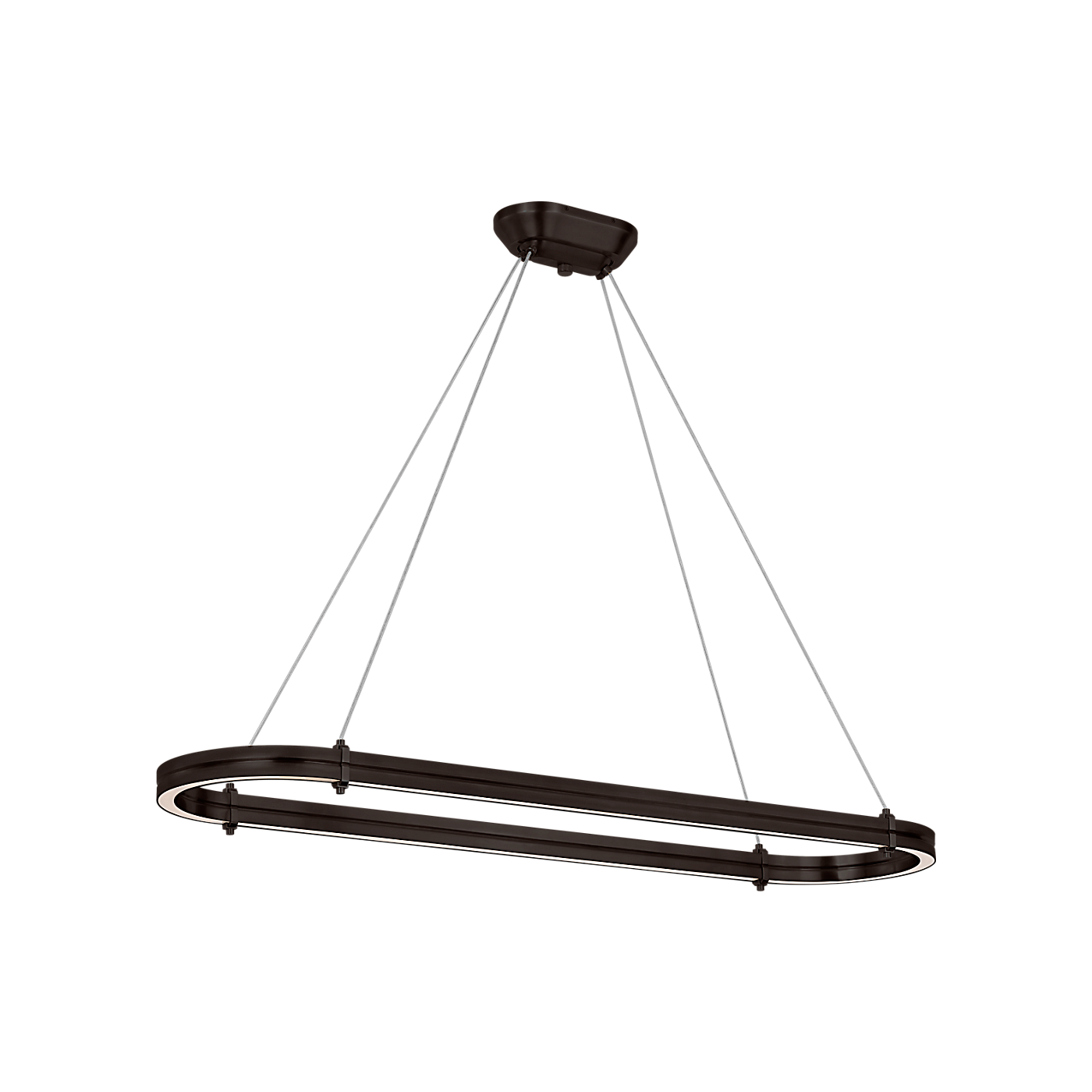 Paxton 54" Oval Linear Chandelier
