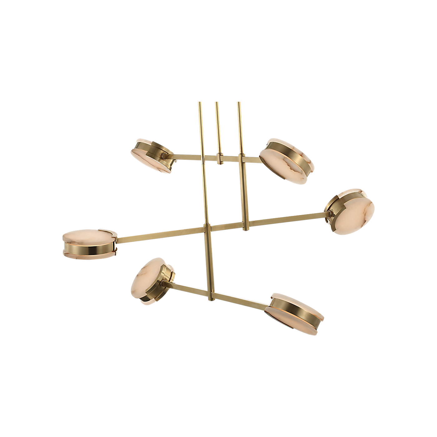 Melange 54" Multi-Positional Chandelier