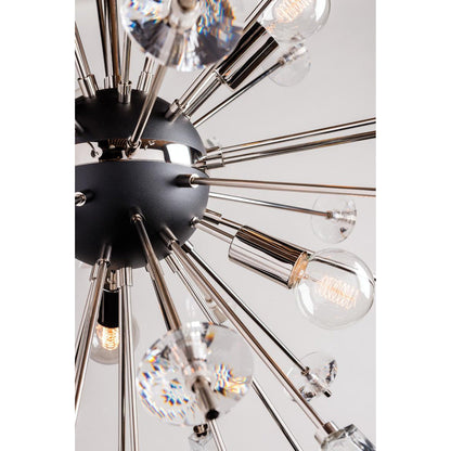 Liberty 18-Light Chandelier in Aged Brass 60L x 60W x 60H