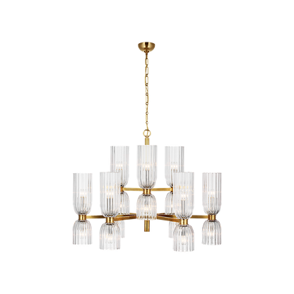 Asalea Medium Two-Tier Chandelier