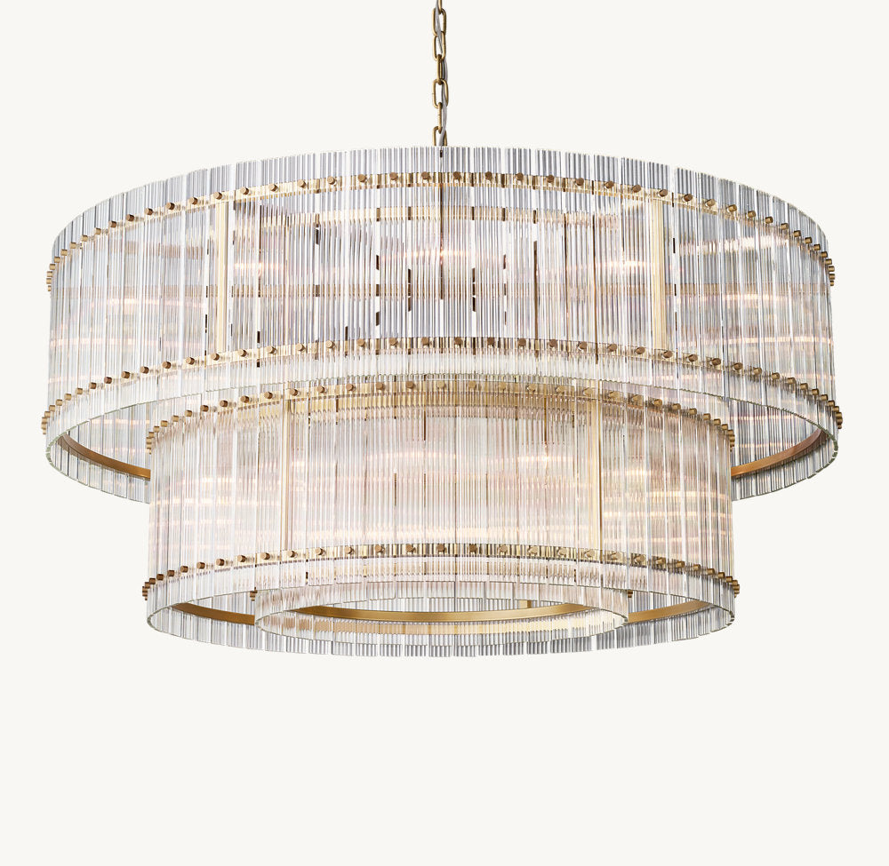 San Marcos Dual-Level Round Chandelier 60"