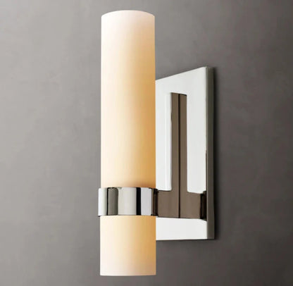 Ravelles Milk Glass Wall Sconce