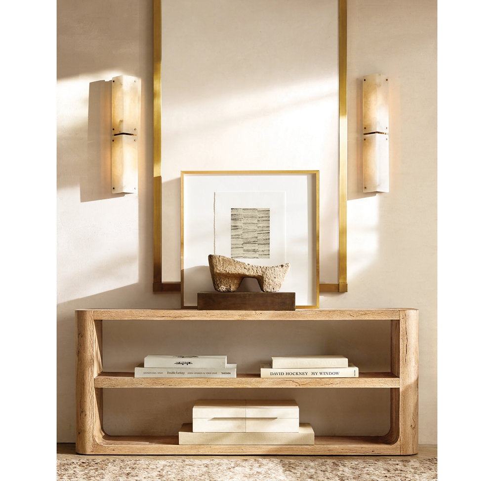 Reynard Alabaster Grand Sconce