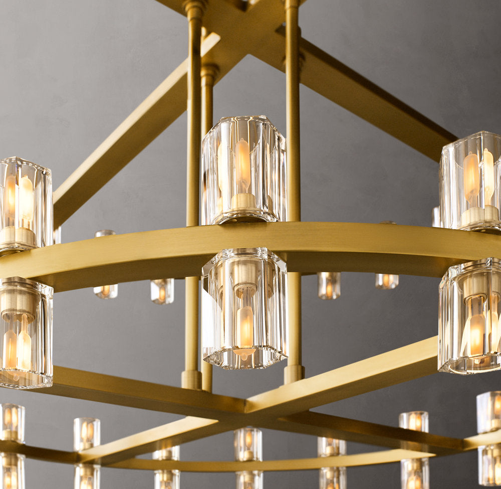 Arcachone Circular Two-Tier Chandelier 60"