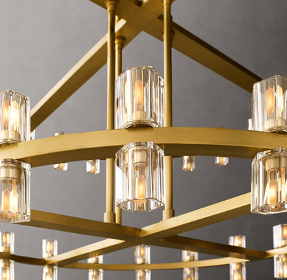 Arcachone Circular Two-Tier Chandelier 60"
