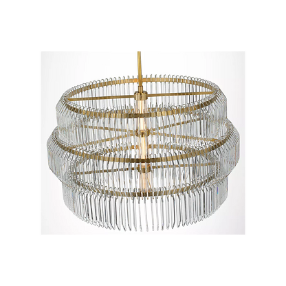 Killarney 32" Layered Drum Chandelier