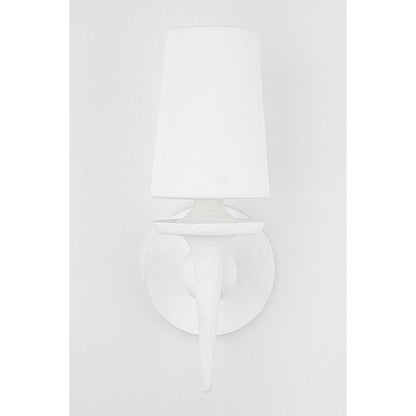 Torch 8-Light Chandelier in White Plaster 48L x 48W x 30.5H
