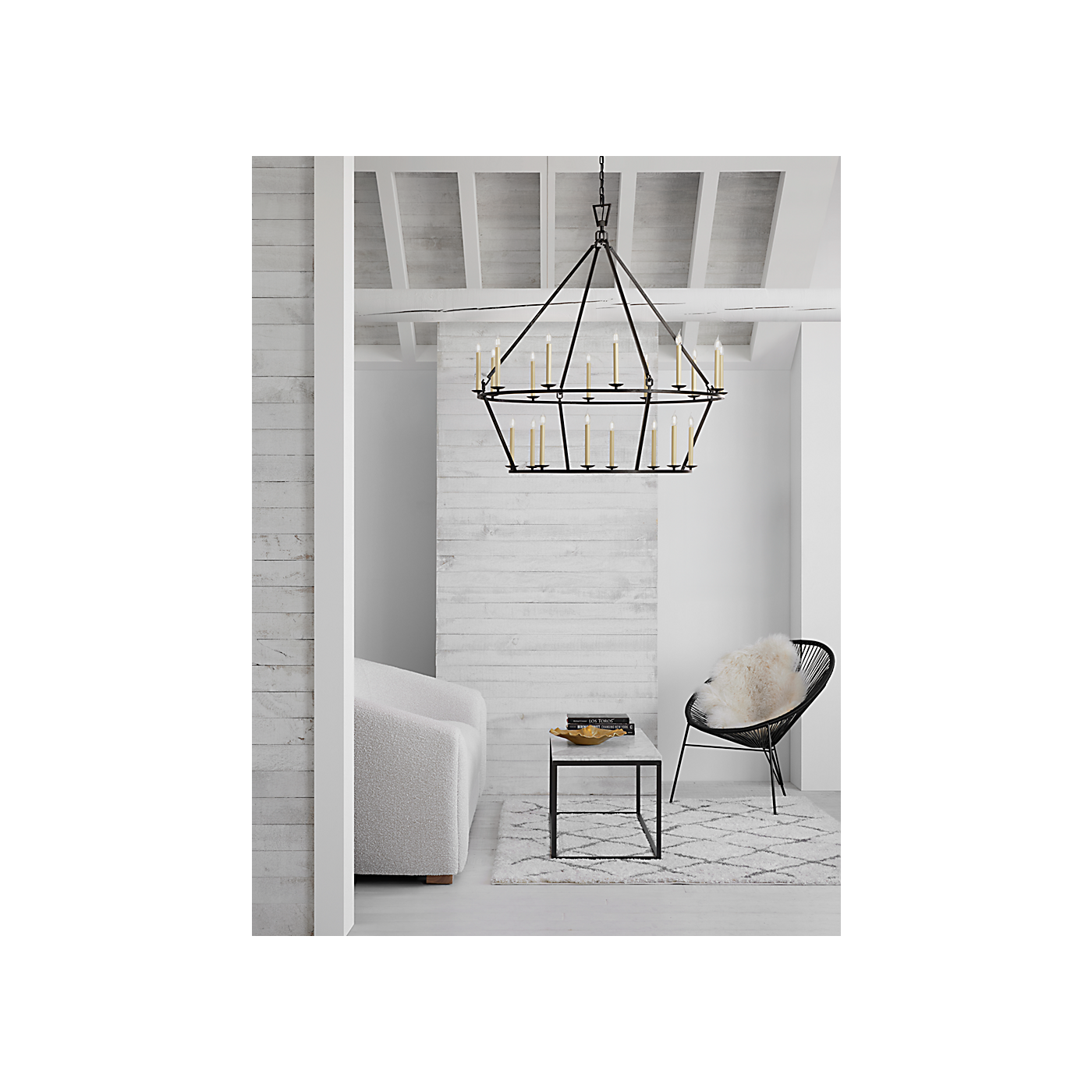 Darlana Extra Large Two-Tier Chandelier