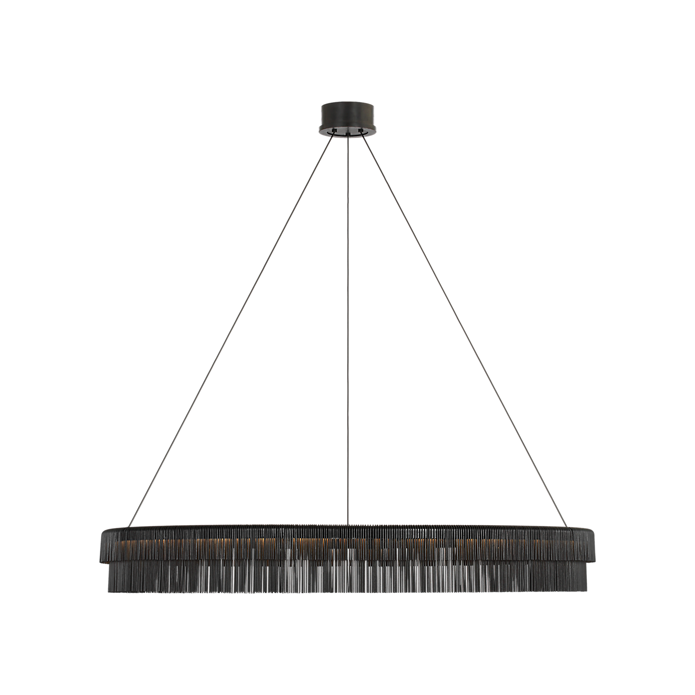 Differo 50" Layered Ring Chandelier