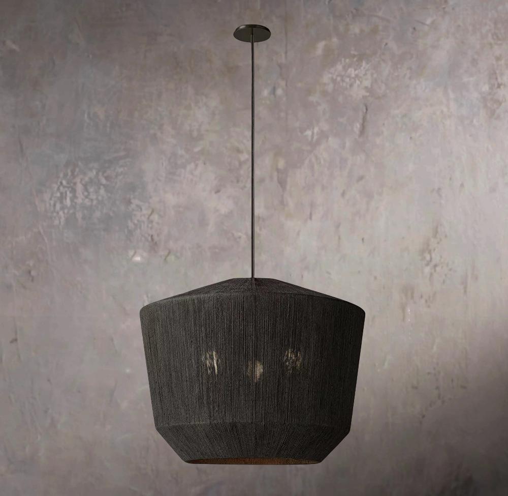 Ceva Woven Wicker Pendant Light Chandelier