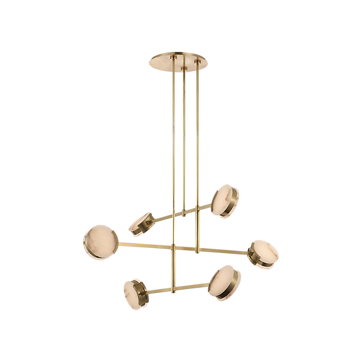 Melange 54" Multi-Positional Chandelier
