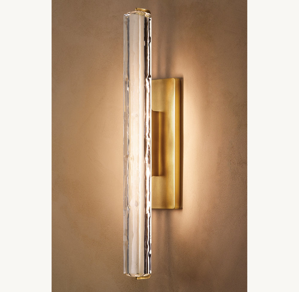 Audubon Crystal Wall Sconce 19 Inch