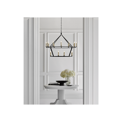 Darlana Large Two-Tiered Ring Chandelier