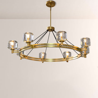 Sebendor Round Chandelier 60"