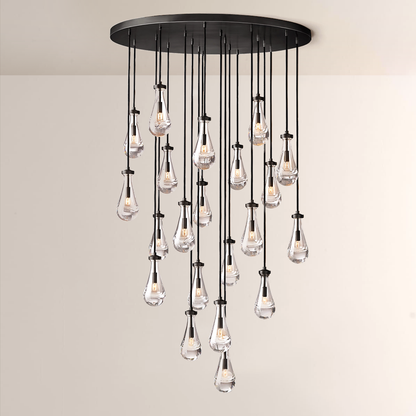 Raindrops Round Chandelier 47"