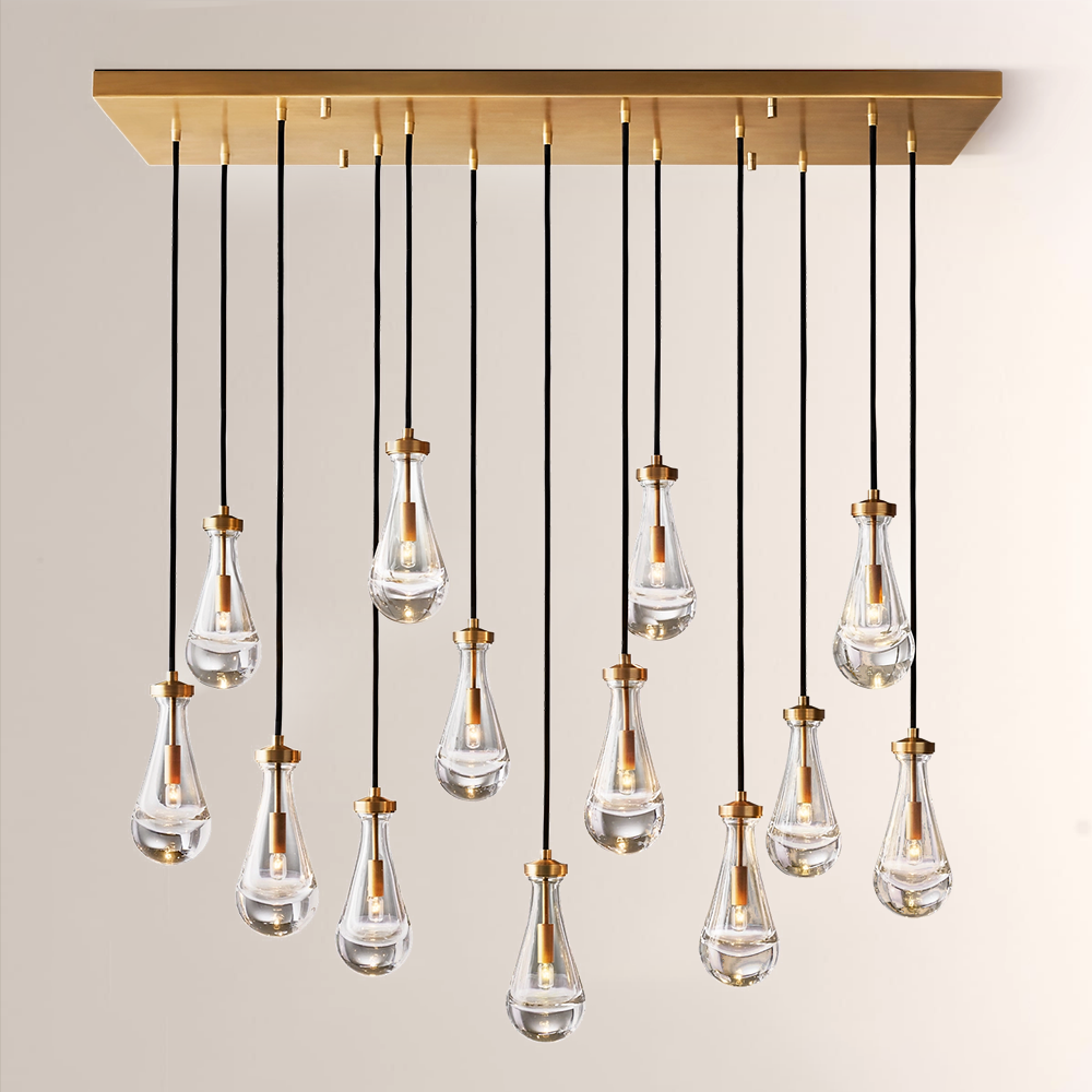 Raindors Rectangular Chandelier 54"