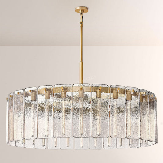 Belamet Glass Round Chandelier 48"D