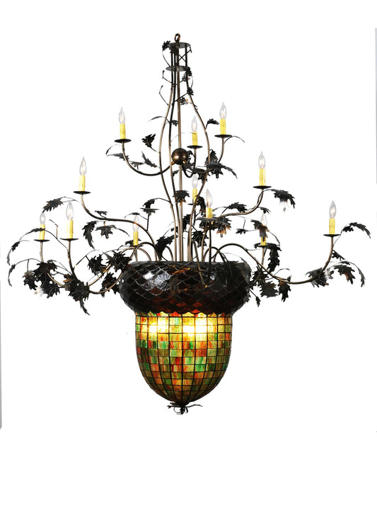 Fifteen Light Up / Down Lighting Three Tier Chandelier from the Acorn Collection