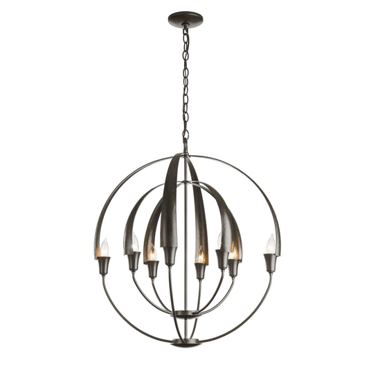 Double Cirque Chandelier 8-Light in Oil Rubbed Bronze